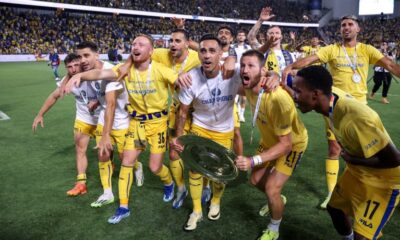 Il Maccabi festeggia il successo di due stagioni fa (© Maccabi Tel Aviv)