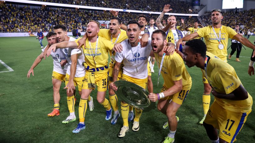 Il Maccabi festeggia il successo di due stagioni fa (© Maccabi Tel Aviv)