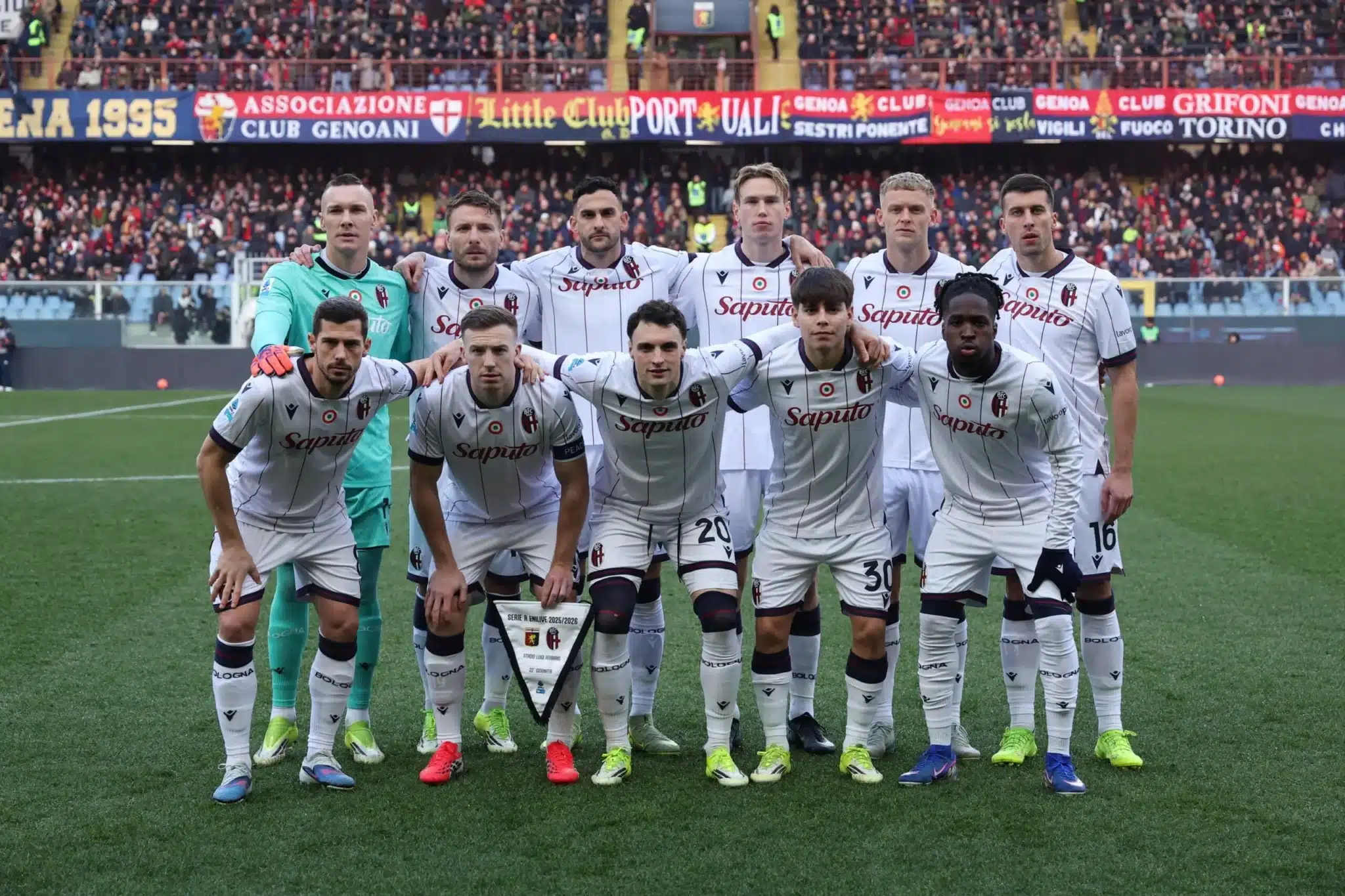 Foto Squadra che ha dato una sensazione di peggioramento in Genoa-Bfc (@Bologna Fc 1909)