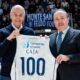 Attilio Caja e Stefano Tedeschi per le 100 panchine biancoblù del coach crediti Fortitudo Pallacanestro