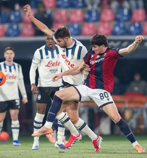 Giovanni Fabbian durante Bologna-Atalanta (0-2)