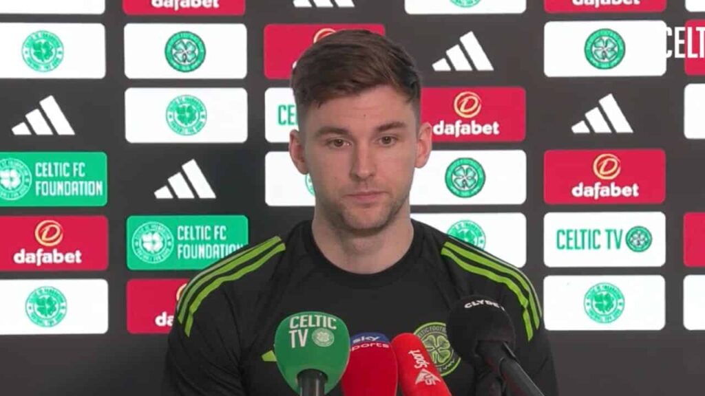 Kieran Tierney, terzino sinistro del Celtic (© Video Celtic TV)