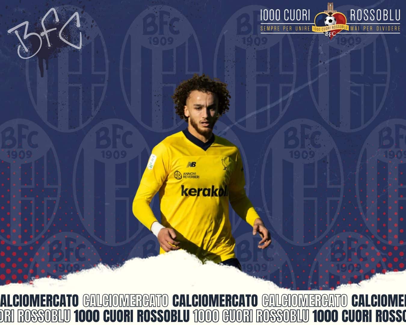 Yanis Massolin (© 1000 Cuori Rossoblù)