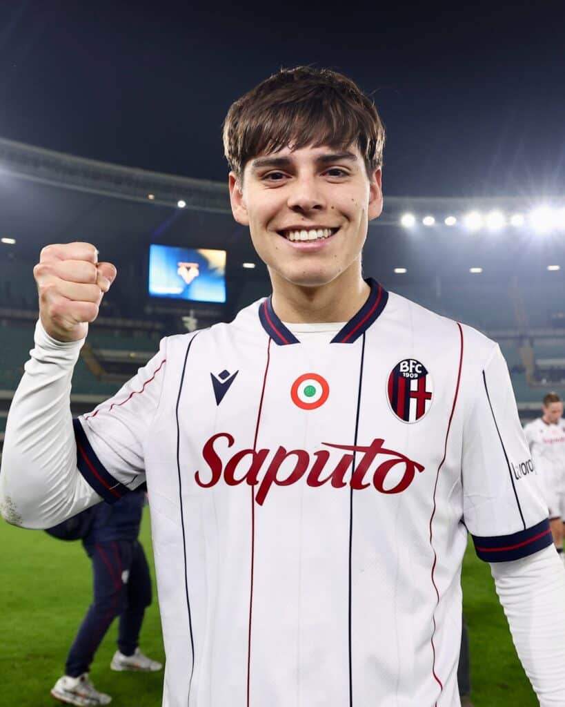 Benja Dominguez dopo Hellas Verona - Bologna