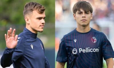 Dallinga e Dominguez (© Bologna FC 1909; Damiano Fiorentini)