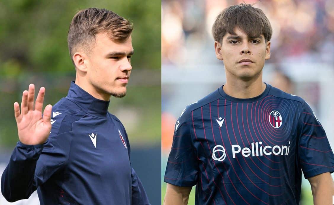 Dallinga e Dominguez (© Bologna FC 1909; Damiano Fiorentini)