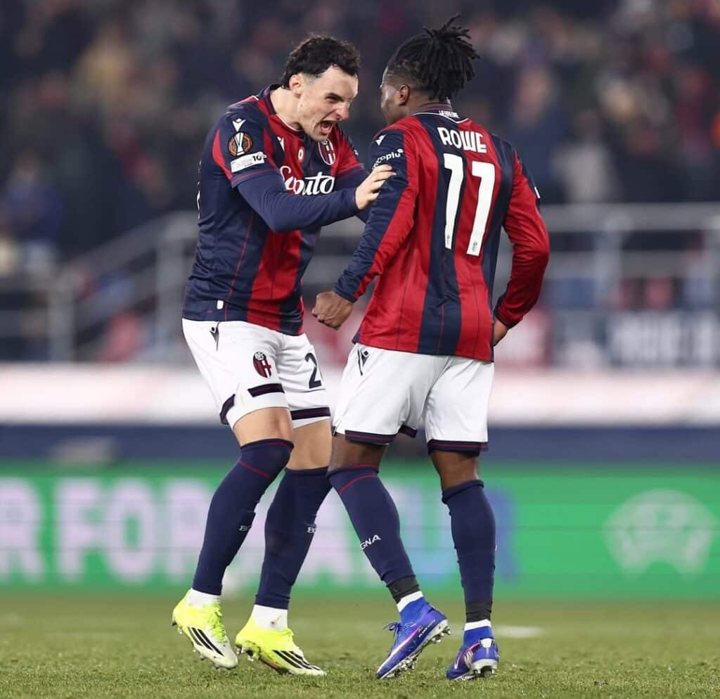 Jonathan Rowe con Nadir Zortea