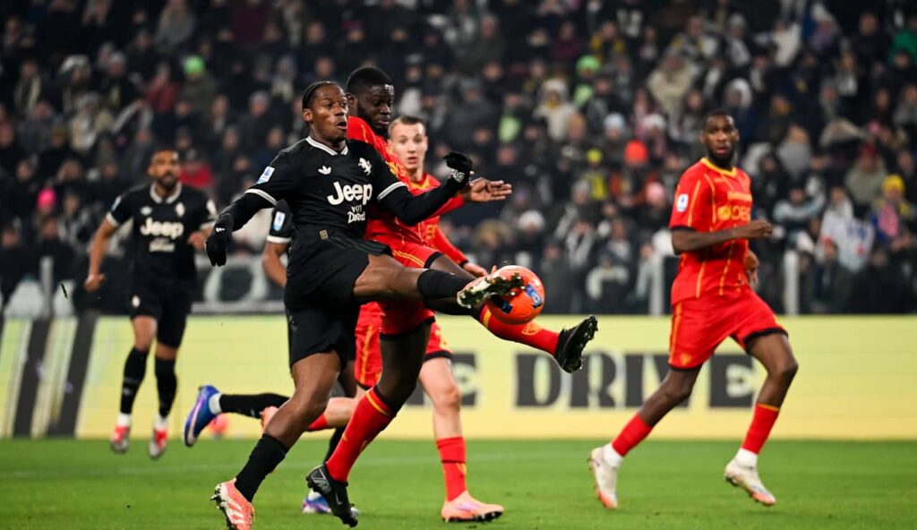 David in un'azione di Juventus-Lecce (© Juventus FC)