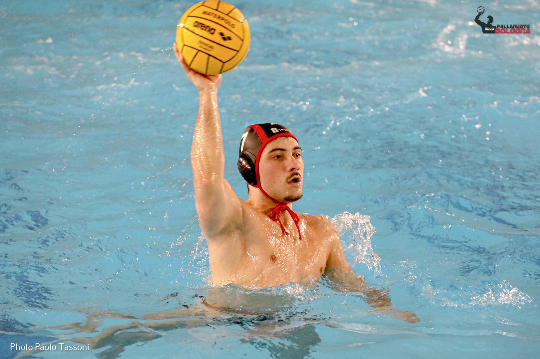 Riccardo Baldovini, capitano della 2000 Pallanuoto Bologna (©Paolo Tassoni)