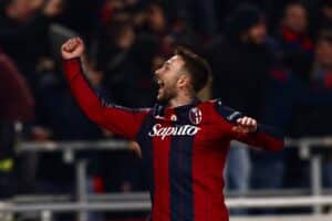 Federico Bernardeschi dopo il rigore segnato in Bologna-Udinese (© Bologna Fc 1909)