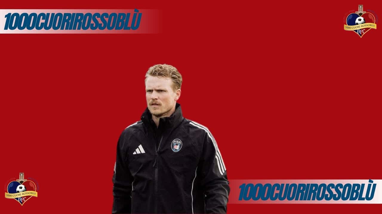 Oscar Hiljemark, tecnico del Pisa (© 1000 Cuori Rossoblù)