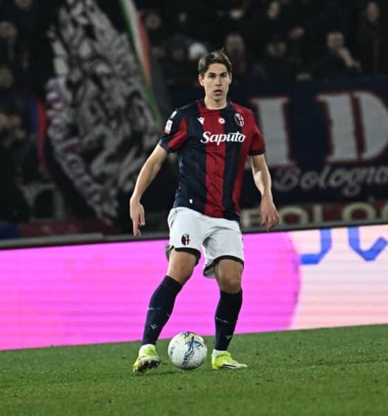 Eivind Helland durante Bologna-Lazio (© Bologna FC 1909)