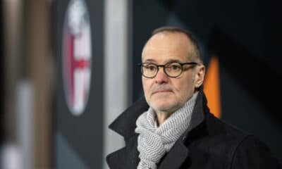 Joey Saputo in Bologna-Celtic 2-2 (©Damiano Fiorentini)