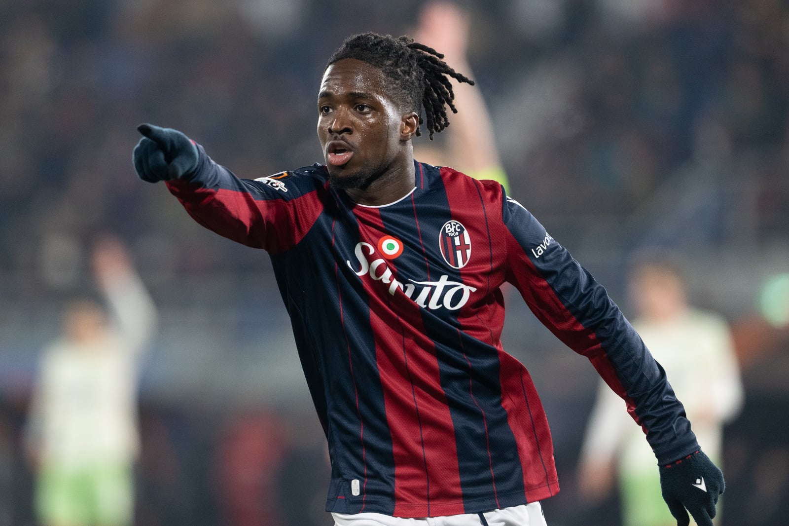 Jonathan Rowe, gol in Bologna-Celtic 2-2 (©Damiano Fiorentini)