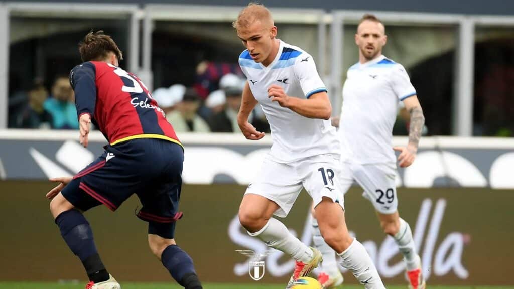 Un'azione di Bologna-Lazio (© SS Lazio)