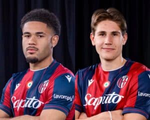Simon Sohm ed Eivind Helland (© Bologna FC)
