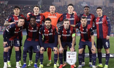 L'undici iniziale di Bologna-Brann (© Bologna FC 1909)