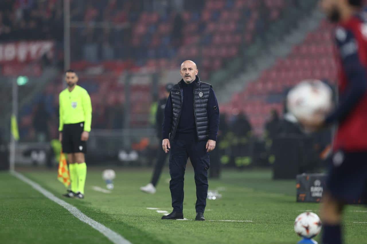 Italiano durante Bologna-Brann (© FC Bologna 1909)