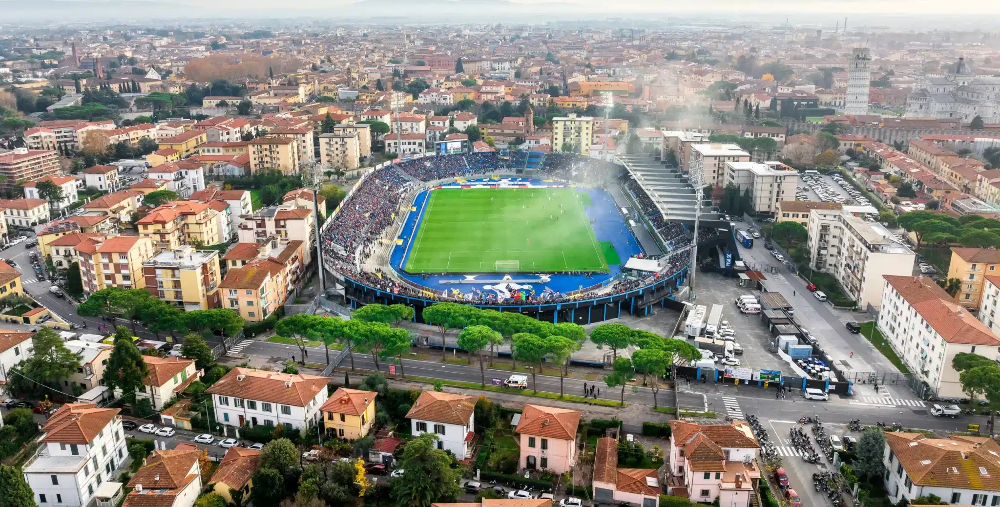 La Cetilar Arena, stadio del Pisa Sporting Club