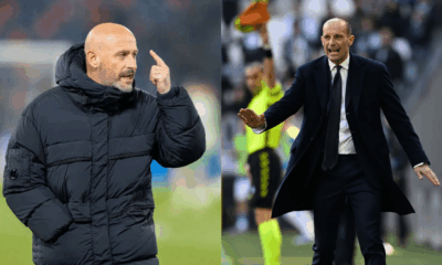 Vincenzo Italiano (© Damiano Fiorentini) e Massimiliano Allegri (© Juventus)