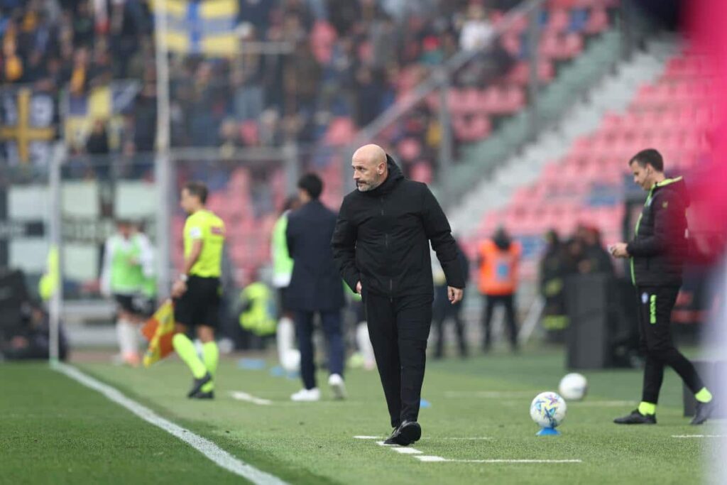 Vincenzo Italiano durante Bologna-Parma (© Bologna FC 1909)