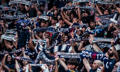 La Fortitudo Bologna sostenuta dalla Fossa (©Fortitudo Pallacanestro)