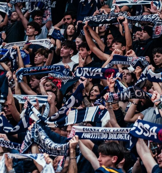 La Fortitudo Bologna sostenuta dalla Fossa (©Fortitudo Pallacanestro)