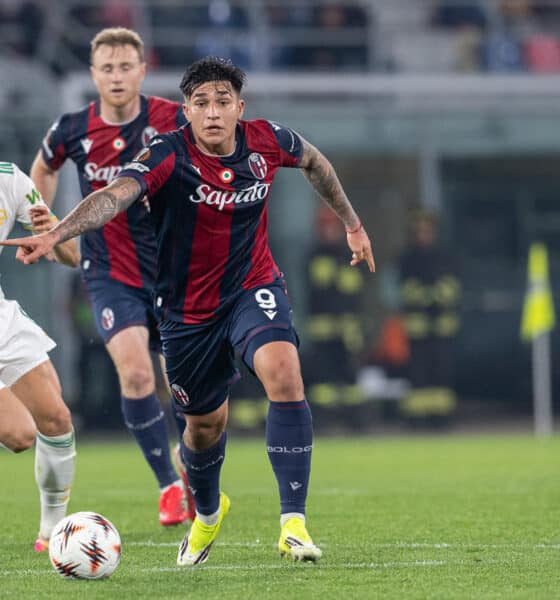 Santiago Castro in azione in Bologna-Roma (© Damiano Fiorentini)