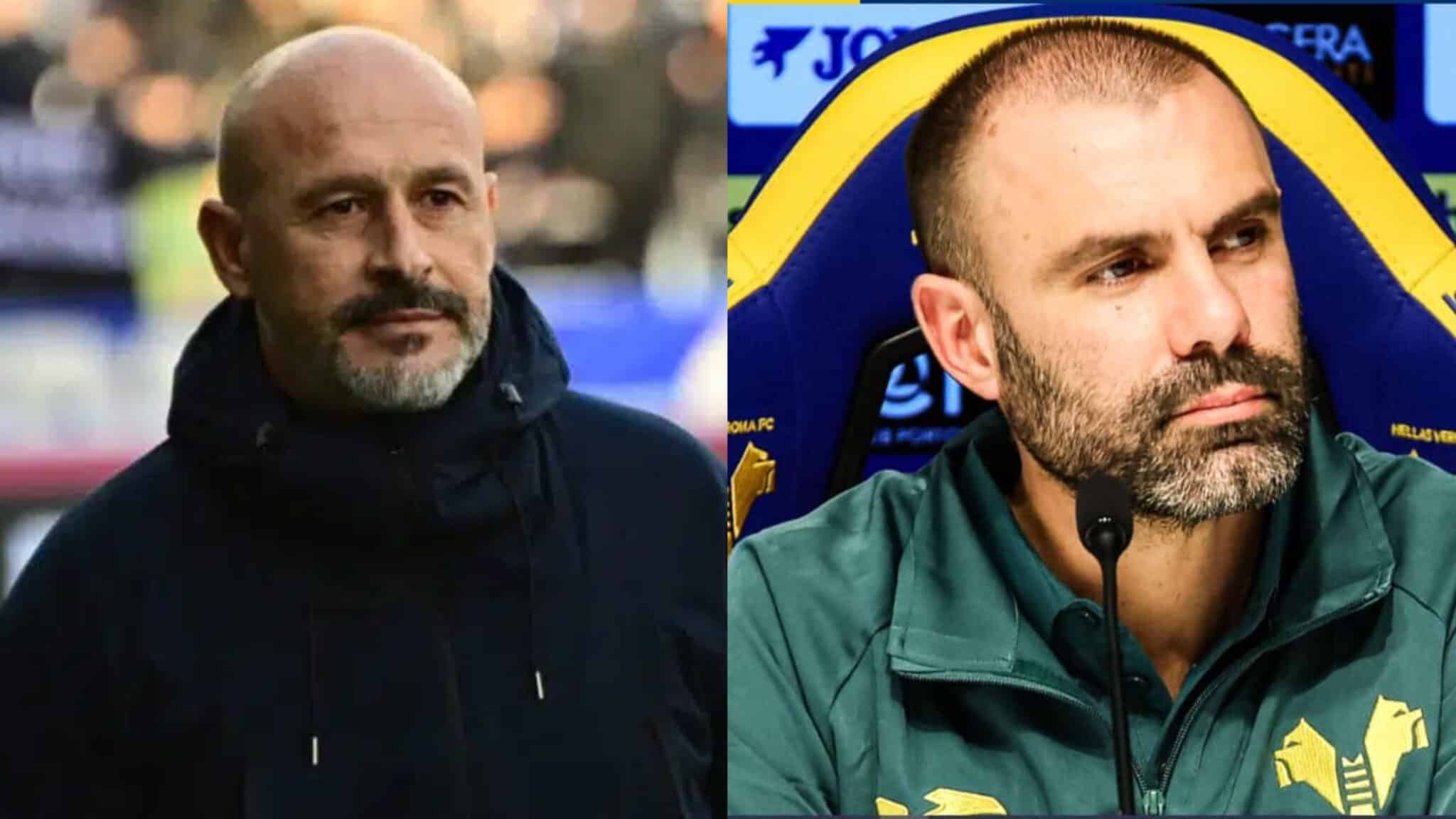 Vincenzo Italiano e Paolo Sammarco (© BolognaFC 1909 e Hellas Verona)