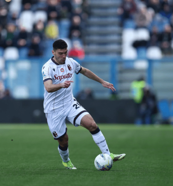 Cambiaghi in Sassuolo-Bologna (© Bologna FC 1909)