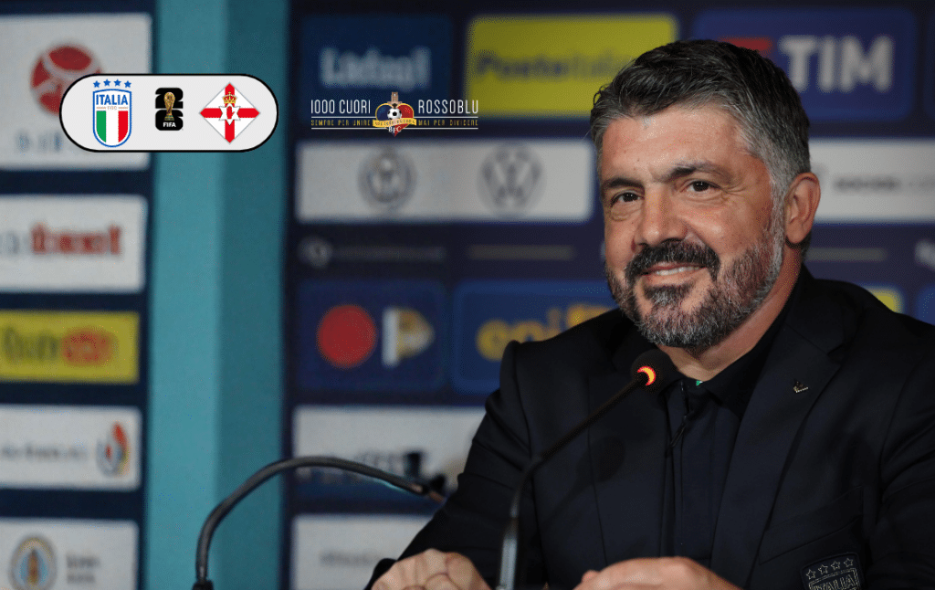 Gennaro Gattuso, Italia-Irlanda del Nord (© FIGC)