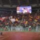 Curva Sud dell’Olimpico, feudo dei tifosi della Roma nello stadio della Capitale