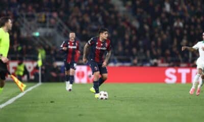 Santiago Castro durante Bologna-Roma