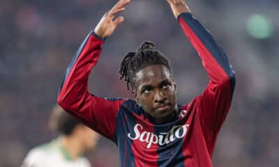 Jonathan Rowe esulta in Bologna-Roma (© Damiano Fiorentini)