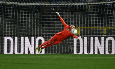 Skorupski in Pisa-Bologna (0-1) (© Bologna FC 1909)