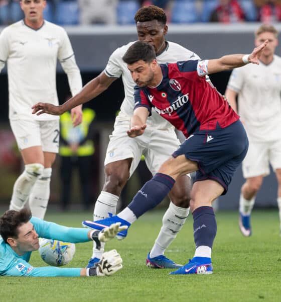Riccardo Orsolini in Bologna-Lazio 0-2 (© Damiano Fiorentini)