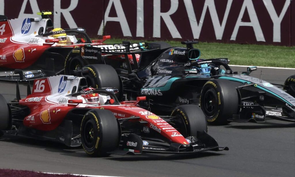 leclerc russell f1 gp australia