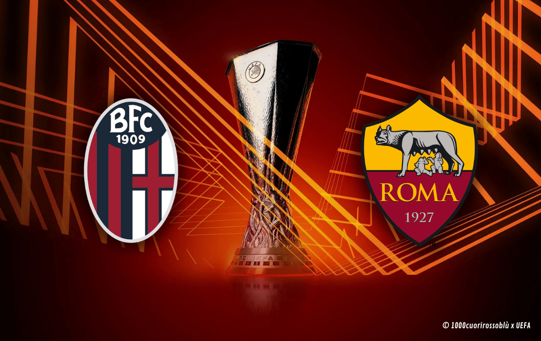 Bologna e Roma in Europa League (© 1000cuorirossoblù x UEFA)
