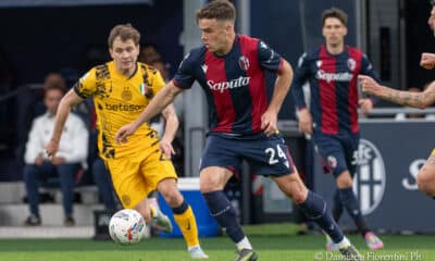 Thijs Dallinga in azione in Bologna-Inter (© Damiano Fiorentini)