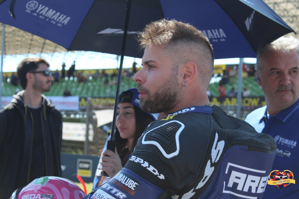 Alessandro Delbianco in griglia a Misano, CIV SBK 2026