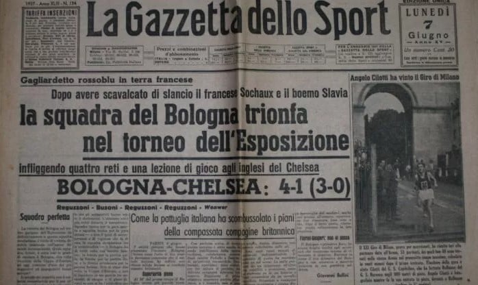 Gazzetta dello Sport del 1937