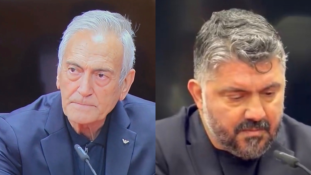Gabriele Gravina, presidente della FIGC, e Gennaro Gattuso, CT della Nazionale