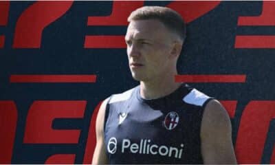 Lewis Ferguson in allenamento