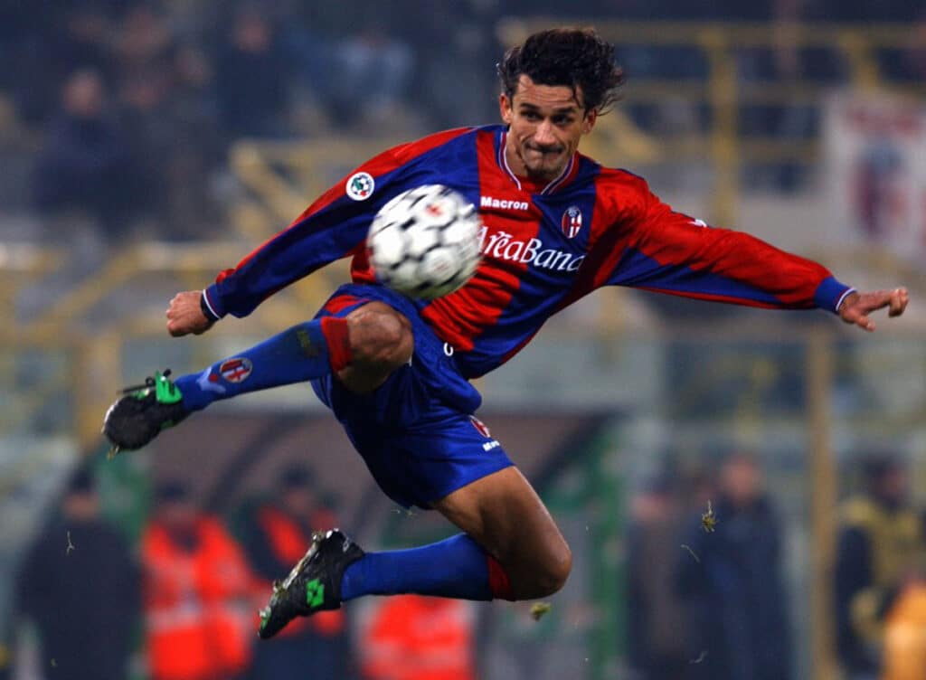 Michele Paramatti in acrobazia