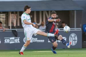 Riccardo Orsolini in Bologna-Roma 0-2 (© Damiano Fiorentini)