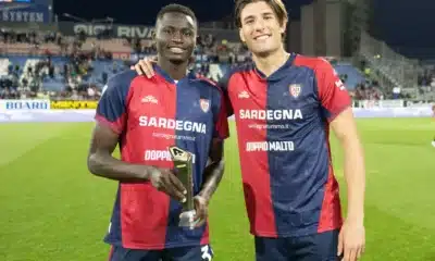 Paul Mendy e Gennaro Borrelli (© Cagliari Calcio)