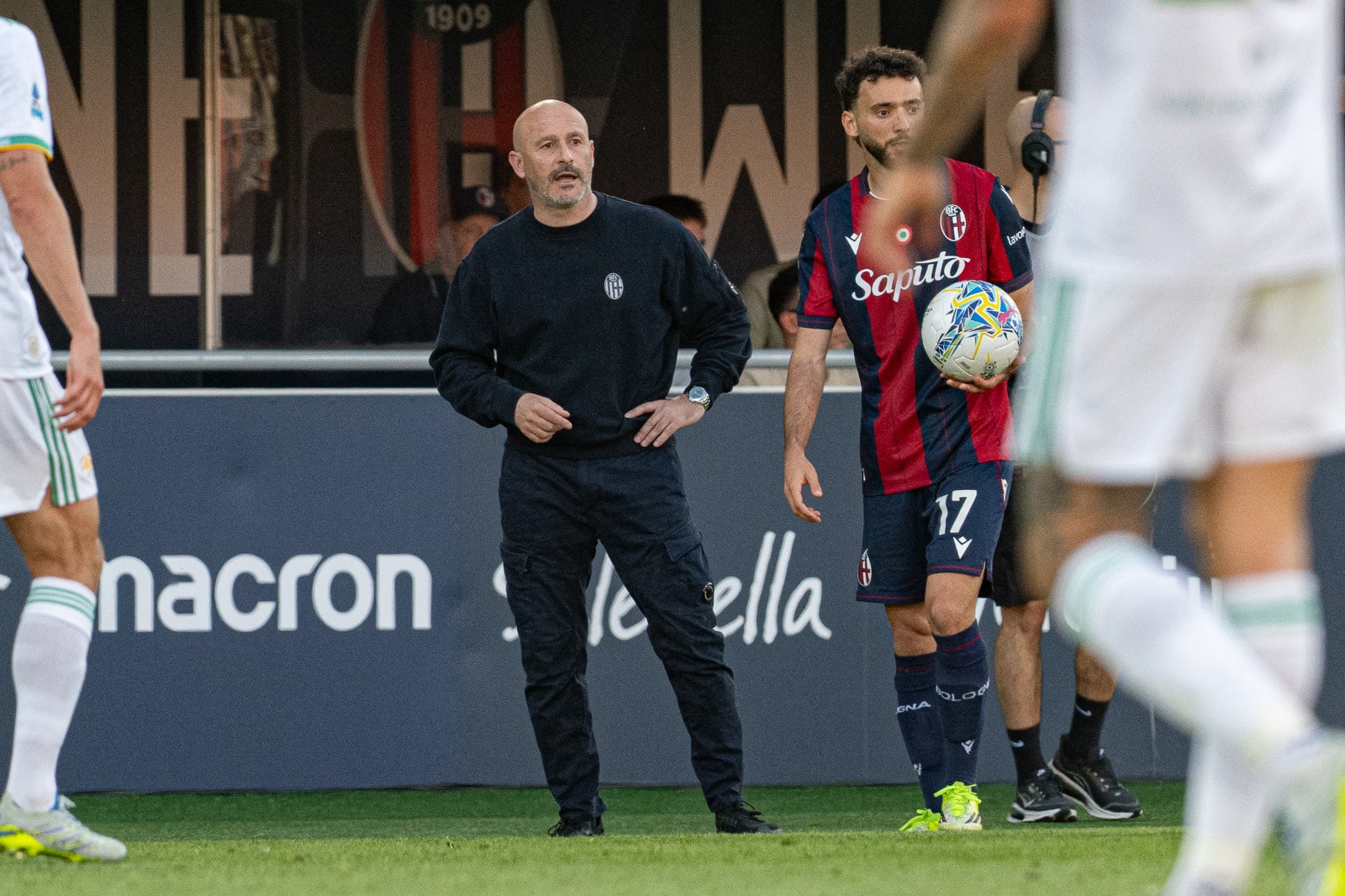 Vincenzo Italiano, Bologna-Roma 0-2 (© Damiano Fiorentini)