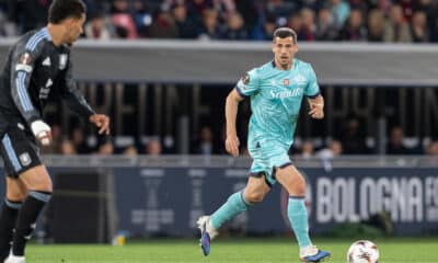 Remo Freuler durante Bologna-Aston Villa (1-3)
