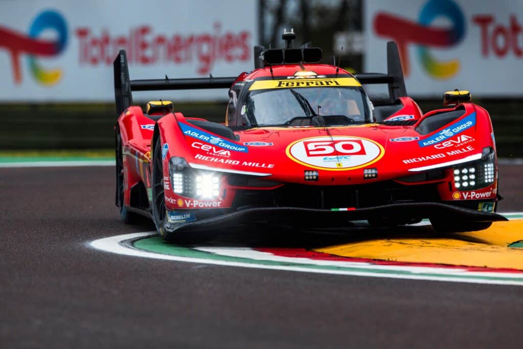 ferrari 50 prologo 2026 wec imola