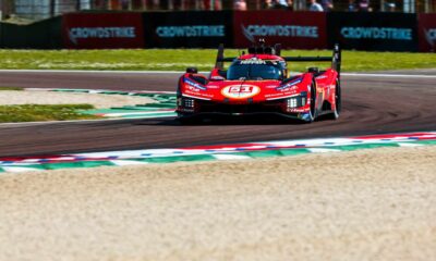 La Ferrari #51 in azione a Imola, ha siglato la pole nella 6 Ore di Imola